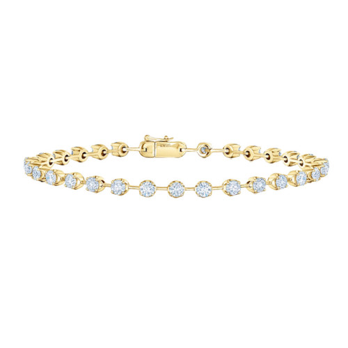 Kwiat 18kt Starry Night Line Bracelet with Diamonds