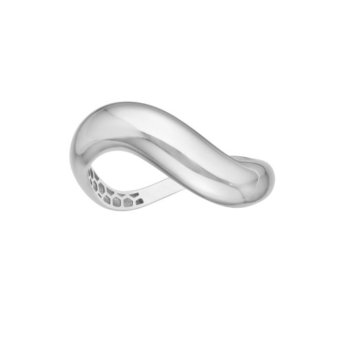 Korman Signature 14kt White Gold Polished Swirl Band