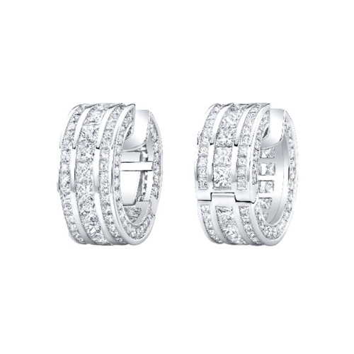 Robert Procop Platinum Masterpiece Diamond Earrings