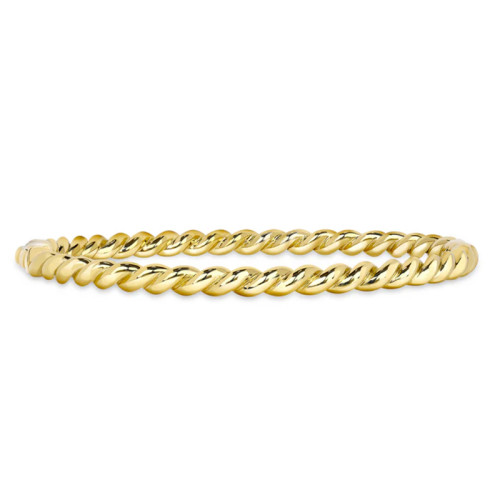 18kt Twisted Lara Bangle
