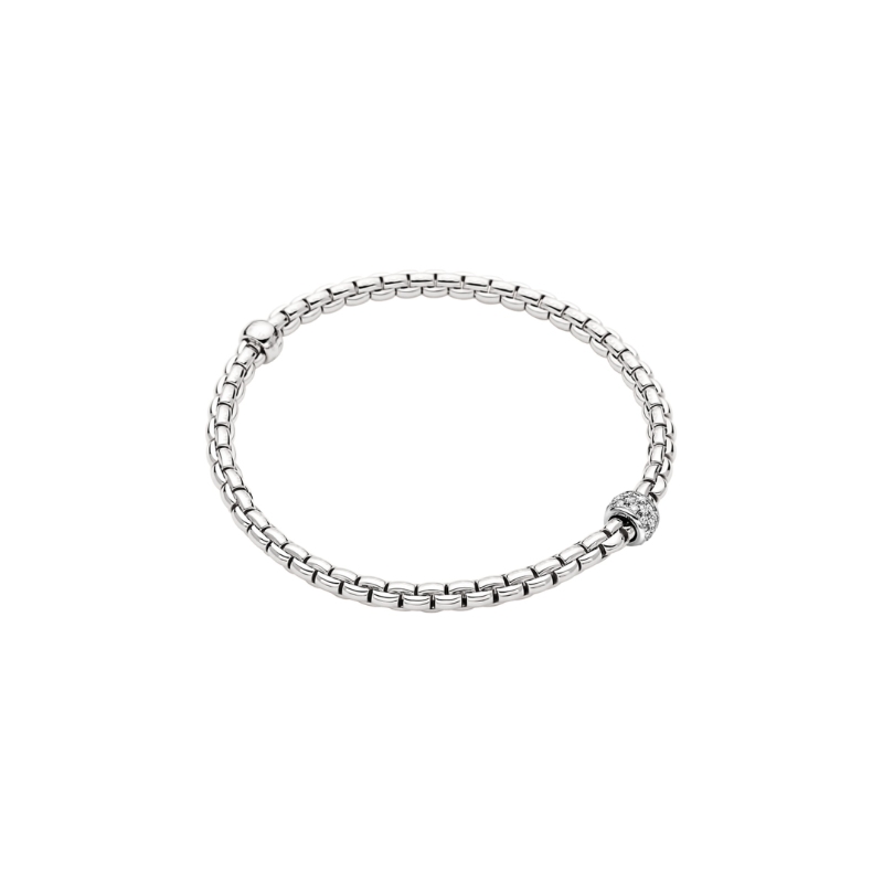 Fope 18K White Gold .19Ctw Eka Tiny Flex