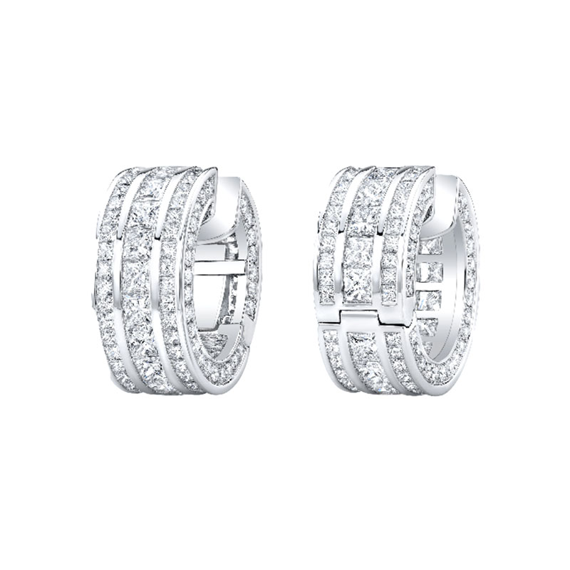 Robert Procop Platinum Masterpiece Diamond Earrings