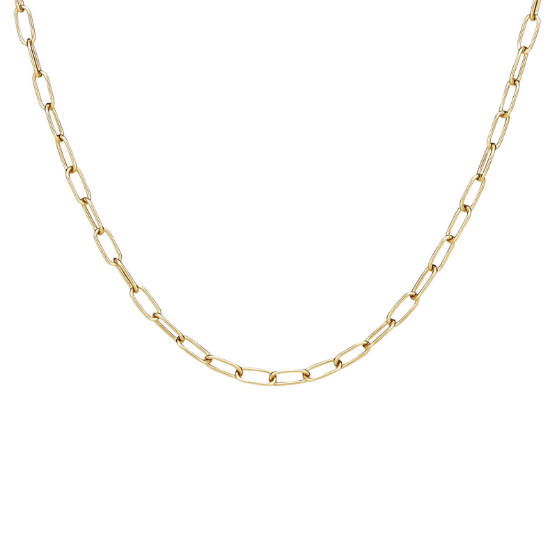Korman Signature 14kt Yellow Gold  Paperclip Chain