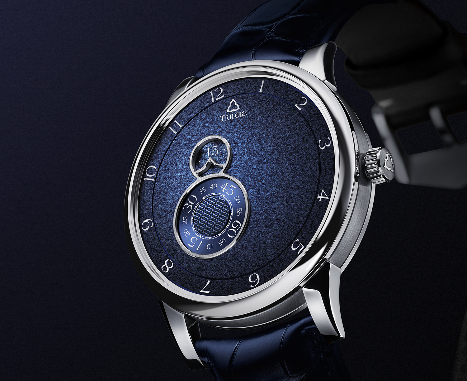 Trilobe Nuit Fantastique Grained Blue